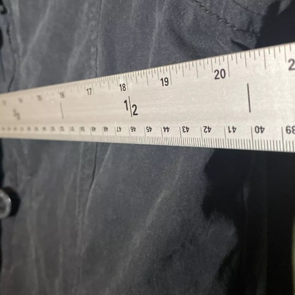 American Eagle Bomber Jacket Mens Small Black Heavy Thick Aviator Y2K Gorpcore - Picture 9 of 9